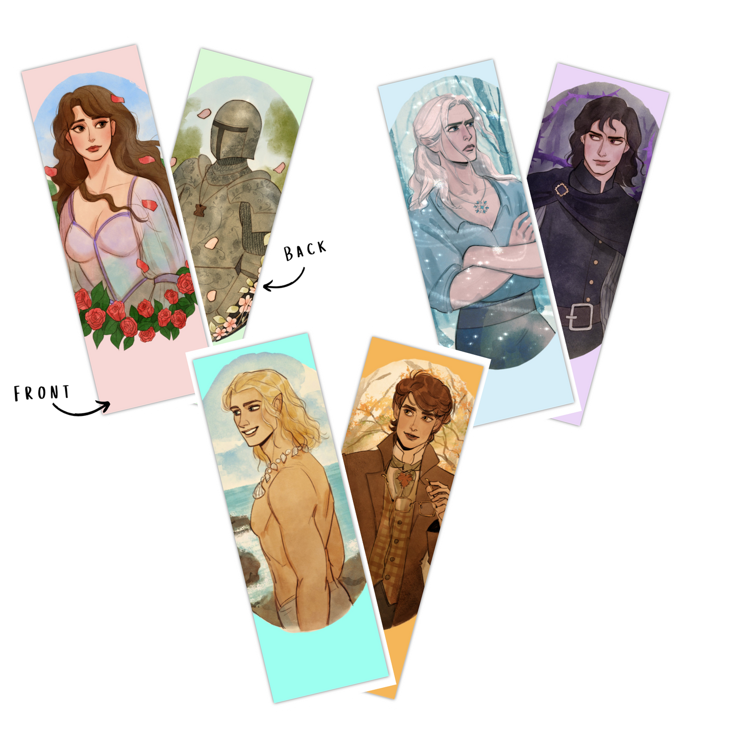 Pastel Beasts of the Briar Bookmarks