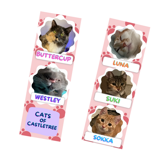 Cats of Castletree Charity Bookmark