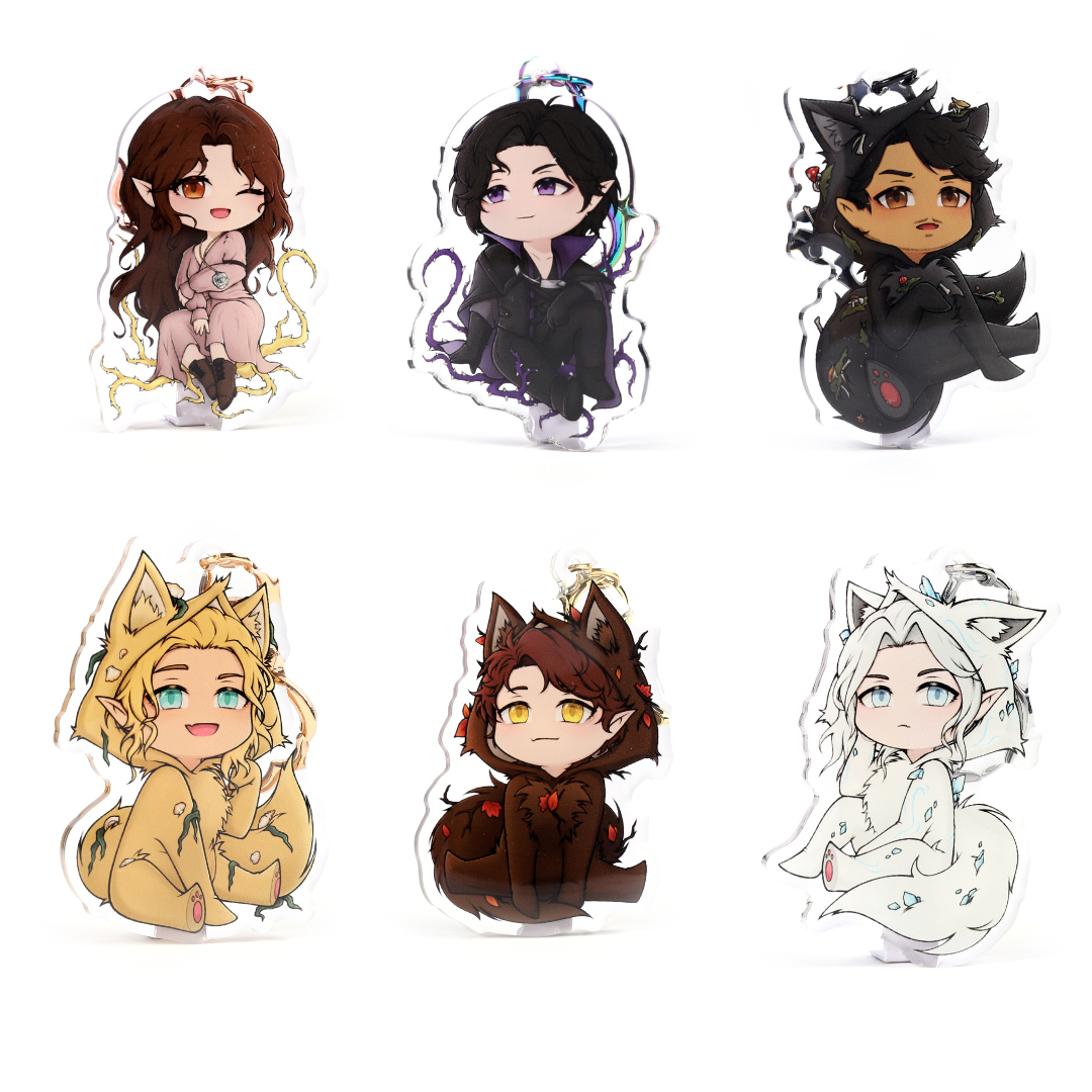 Beast of the Briars Chibi Keychains